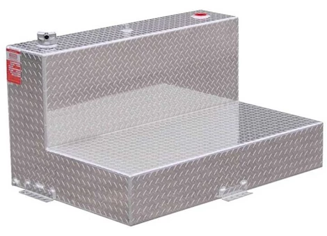 Aluminum Tank Industries, Inc. DOT APPROVED - 92 GAL BLK SEVERE SERIES DIAMOND PLATE ALUM RECTANGLE REFUELING T