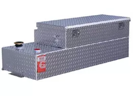 Aluminum Tank Industries, Inc. Dot approved-42 gallon aluminum rectangle refueling tank/toolbox combo