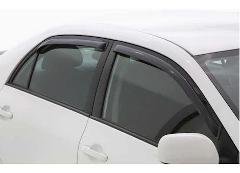 Auto Ventshade 21-C ELANTRA VENTVISOR IN-CHANNEL IMPACT RESISTANT SIDE WINDOW DEFLECTOR-SMOKE-4PC