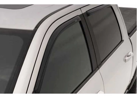 Auto Ventshade 19-C PASSPORT VENTVISOR IN-CHANNEL IMPACT RESISTANT SIDE WINDOW DEFLECTOR-SMOKE-4PC