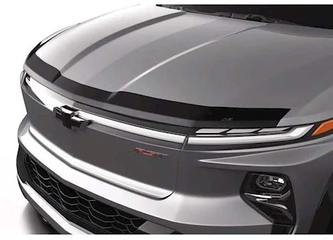 Auto Ventshade 24-c silverado ev aeroskin impact resistant hood bug shield-smoke Main Image