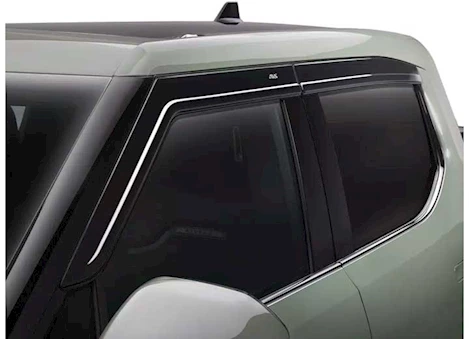 Auto Ventshade 23-C RIVIAN R1T VENTVISOR LOW PROFILE IMPACT RESISTANT SIDE WINDOW DEFLECTOR-SMOKE-4PC