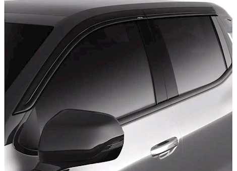 Auto Ventshade 24- C SILVERADO/SIERRA VENTVISOR LOW PROFILE IMPACT RESISTANT SIDE WINDOW DEFLECTOR-SMOKE-4PC