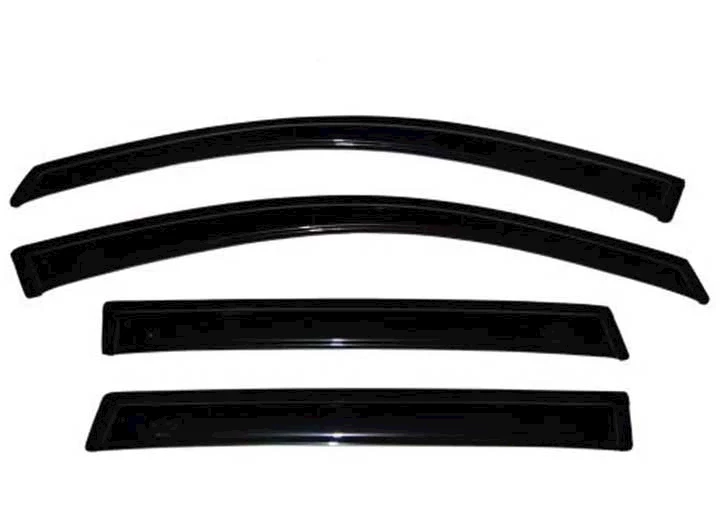 Auto Ventshade 22-C MAVERICK VENTVISOR OUTSIDE MOUNT IMPACT RESISTANT SIDE WINDOW DEFLECTOR-SMOKE-4PC