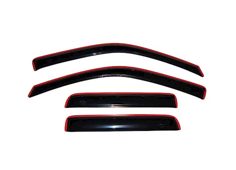 Auto Ventshade Smoke In-Channel Ventvisors - 4-Piece Set for Crew Cab Main Image