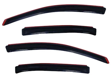 Auto Ventshade Smoke In-Channel Ventvisors - 4-Piece Set