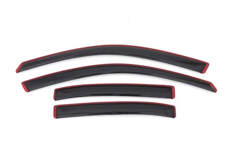 Auto Ventshade Smoke In-Channel Ventvisors - 4-Piece Set