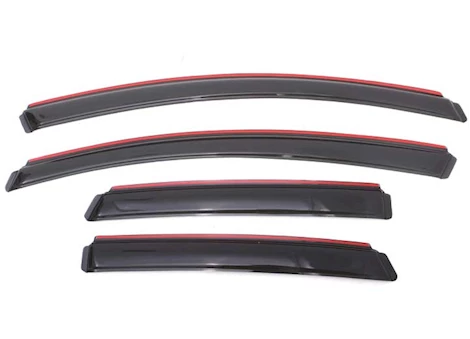 Auto Ventshade Smoke In-Channel Ventvisors - 4-Piece Set