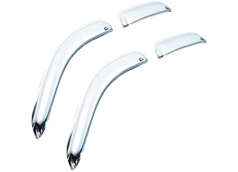 Auto Ventshade 4 Piece Ventvisor - Chrome