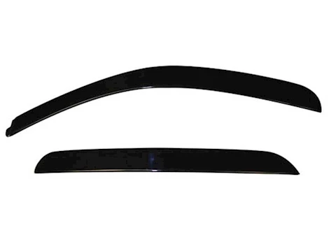 Auto Ventshade 4pc Low Profile Vent Visor - Smoke