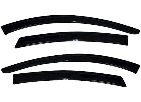 Auto Ventshade Original Smoke Ventvisors - 4-Piece Set for Sedan