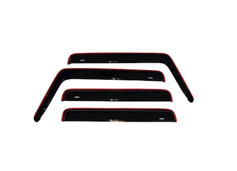 Auto Ventshade Original Smoke Ventvisors (In-Channel) - 4-Piece Set