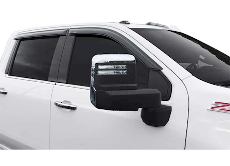 Auto Ventshade 20-C SILVERADO 2500/3500 HS CREW CAB VENTVISOR OUTSIDE MOUNT 4PC