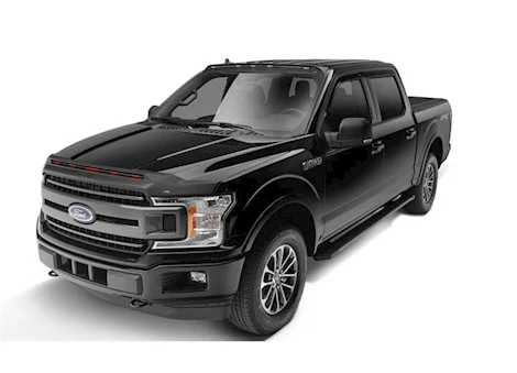 Auto Ventshade 15-20 F150 EXCLUDES RAPTOR MODEL AEROSKIN LIGHTSHIELD PRO Black