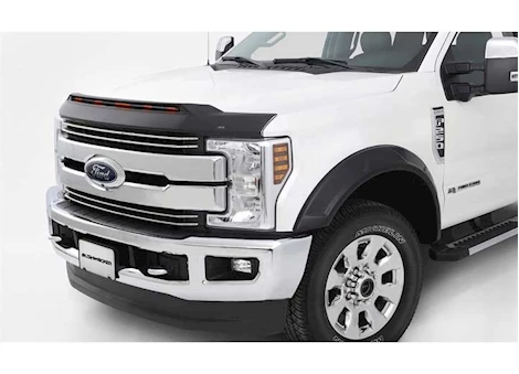 Auto Ventshade 17-C F250/F350/F450/F550 SUPER DUTY AEROSKIN LIGHTSHIELD PRO Black