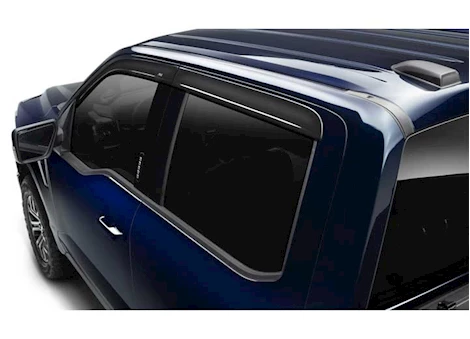 Auto Ventshade 22-C TOYOTA TUNDRA CREWMAX PICKUP WINDOW VENTVISOR 4PC SMOKE