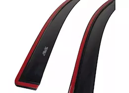 Auto Ventshade 19-c ascent ventvisor in-channel impact resistant side window deflector-smoke-4pc