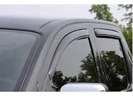 Auto Ventshade 22-c tundra double cab ventvisor in-channel 4pc smoke