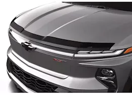 Auto Ventshade 24-c silverado ev aeroskin impact resistant hood bug shield-smoke