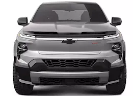 Auto Ventshade 24-c silverado ev aeroskin impact resistant hood bug shield-smoke