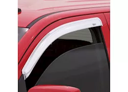 Auto Ventshade 15-c f150/17-c f250/350 super duty standard cab chrome ventvisor - 2pc chrome