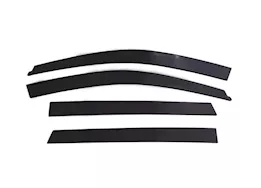 Auto Ventshade 19-c silverado/sierra 1500 crew cab pickup ventvisor low pro 4pc matt blk