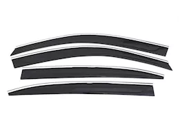 Auto Ventshade 13-17 accord sedan low-profile ventvisor 4pc charm trim