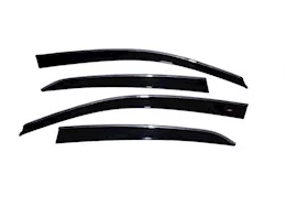 Auto Ventshade 18-22 accord ventvisor low profile 4pc smoke w/chrome trim