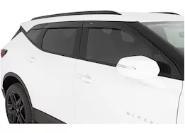 Auto Ventshade 21-c kia k5 low pro ventvisor 4pc smoke w/ chrome trim