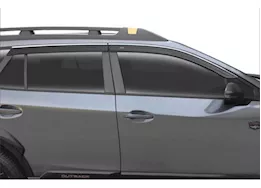 Auto Ventshade 20-c subaru low pro outback ventvisor 4pc chrome trim