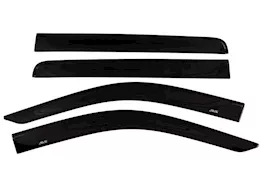 Auto Ventshade 18-c terrain ventvisor low pro 4pc chrome trim