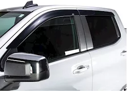 Auto Ventshade 18-c terrain ventvisor low pro 4pc chrome trim