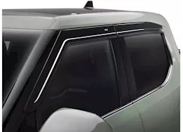 Auto Ventshade 23-c rivian r1t ventvisor low profile impact resistant side window deflector-smoke-4pc