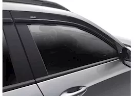 Auto Ventshade 24-c trax ventvisor low profile impact resistant side window deflector-smoke-4pc