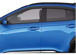 Auto Ventshade 20-23 hyundai kona ventvisor low profile impact resistant side window deflector-smoke-4pc