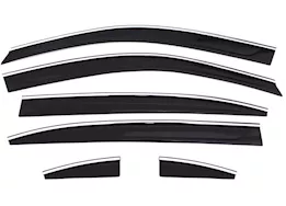 Auto Ventshade 18-20 rogue ventvisor low pro 4pc chrome trim