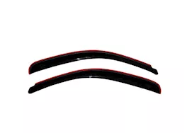 Auto Ventshade Smoke In-Channel Ventvisors - 2-Piece Set for Front Windows