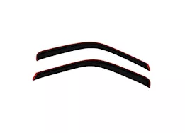 Auto Ventshade Smoke In-Channel Ventvisor - 2-Piece Front Set for Standard Cab