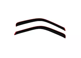 Auto Ventshade Smoke In-Channel Ventvisor - 2-Piece Front Set for Standard Cab