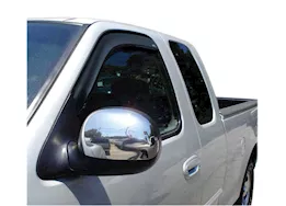 Auto Ventshade Smoke In-Channel Ventvisors - 2-Piece Front Set for Standard Cab