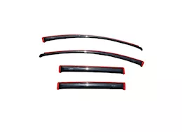 Auto Ventshade Smoke In-Channel Ventvisors - 4-Piece Set