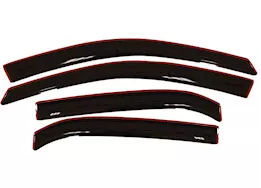 Auto Ventshade Smoke In-Channel Ventvisors - 4-Piece Set