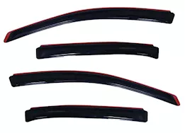 Auto Ventshade Smoke In-Channel Ventvisors - 4-Piece Set