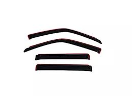 Auto Ventshade Smoke In-Channel Ventvisors - 4-Piece Set