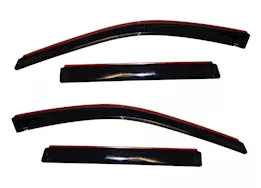 Auto Ventshade Smoke In-Channel Ventvisors - 4-Piece Set