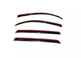 Auto Ventshade Smoke In-Channel Ventvisors - 4-Piece Set for CrewMax Cab