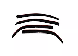 Auto Ventshade 4pc In-Channel Vent Visor - Smoke