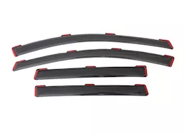 Auto Ventshade Smoke In-Channel Ventvisors - 4-Piece Set