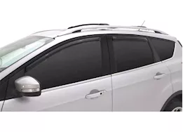 Auto Ventshade Smoke In-Channel Ventvisors - 4-Piece Set