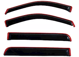 Auto Ventshade Smoke In-Channel Ventvisors - 4-Piece Set